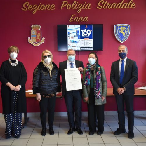 LA POLIZIA DI STATO DI ENNA CELEBRA IL 169° ANNIVERSARIO DELLA FONDAZIONE.