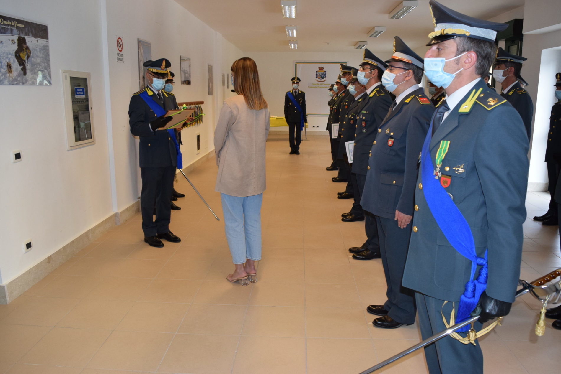ENNA. Guardia di finanza 247° anniversario di fondazione bilancio operativo 2020