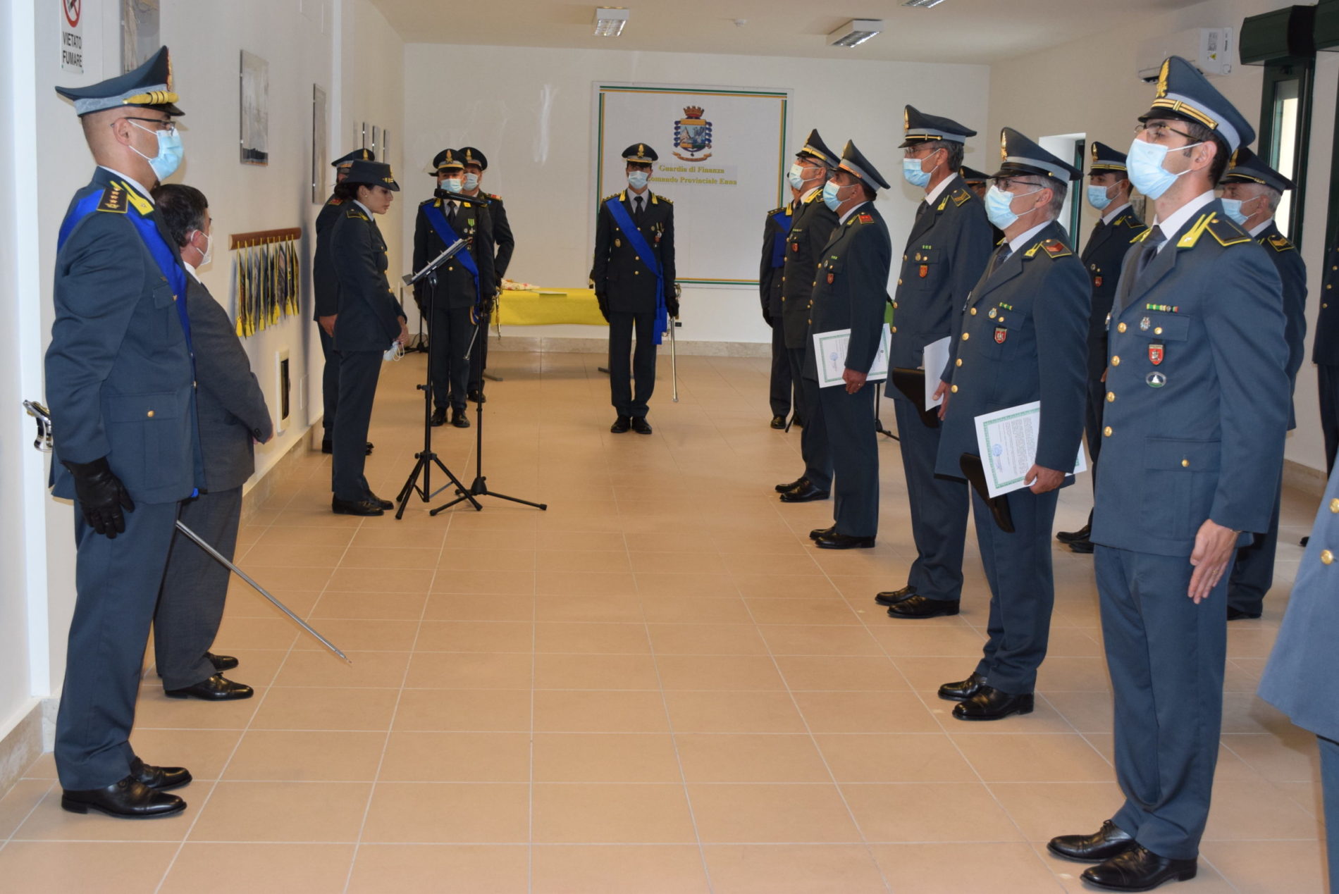 ENNA. Guardia di finanza 247° anniversario di fondazione bilancio operativo 2020