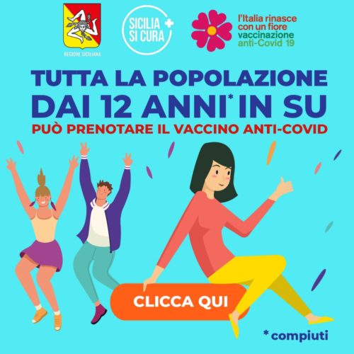 ASP Enna. Da oggi prenotazioni a partire dai 12 anni compiuti