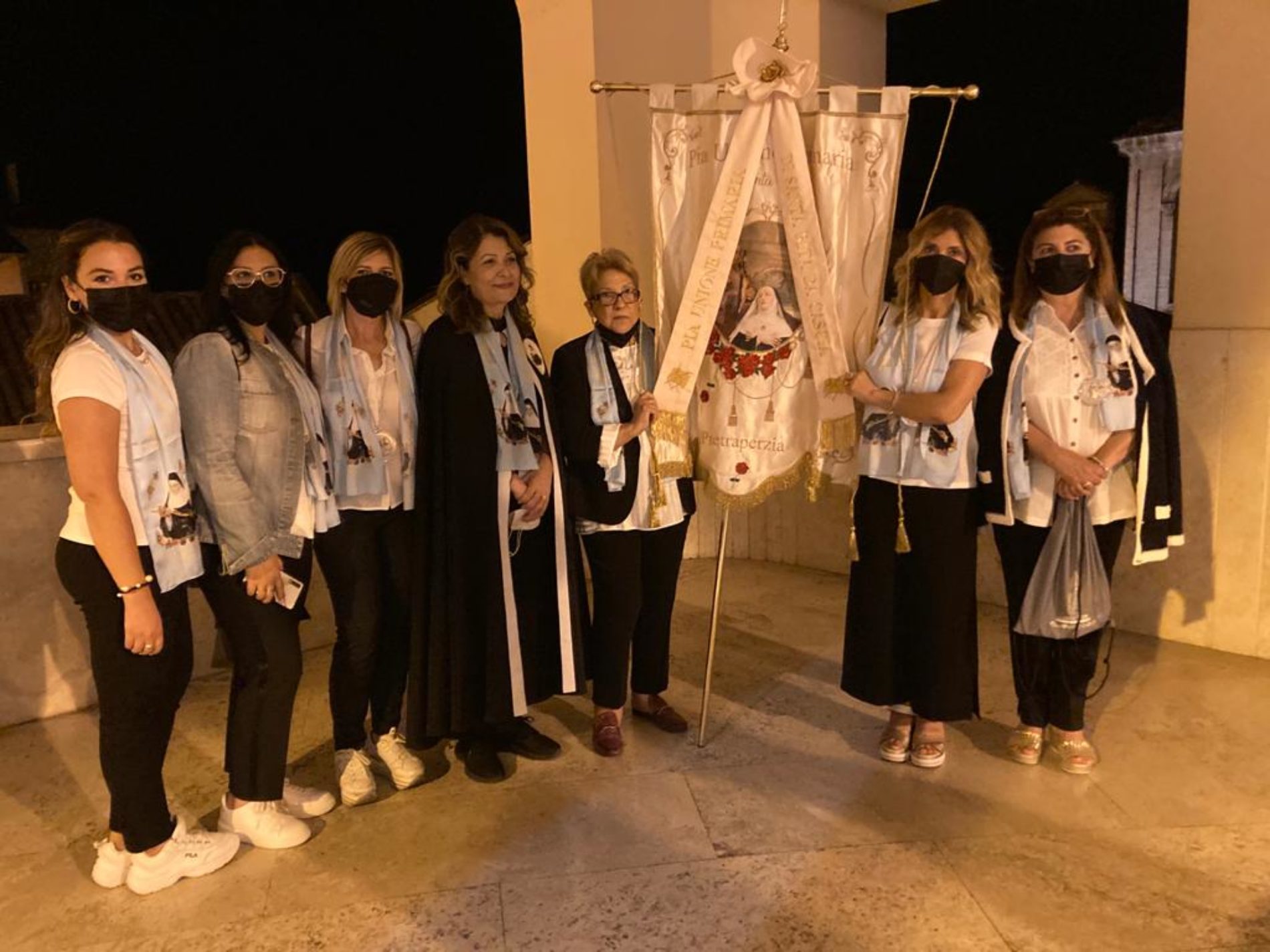 PIETRAPERZIA.  Battesimo delle devote della “Pia Unione Santa Rita da Cascia di Pietraperzia”.