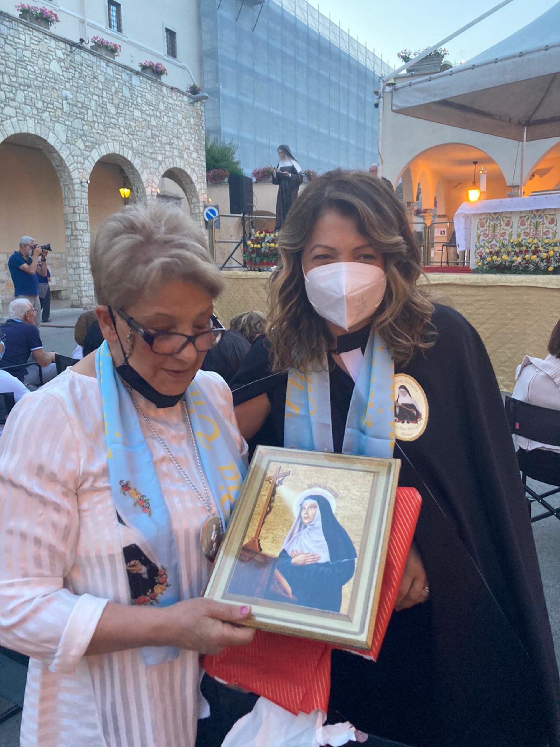 PIETRAPERZIA.  Battesimo delle devote della “Pia Unione Santa Rita da Cascia di Pietraperzia”.