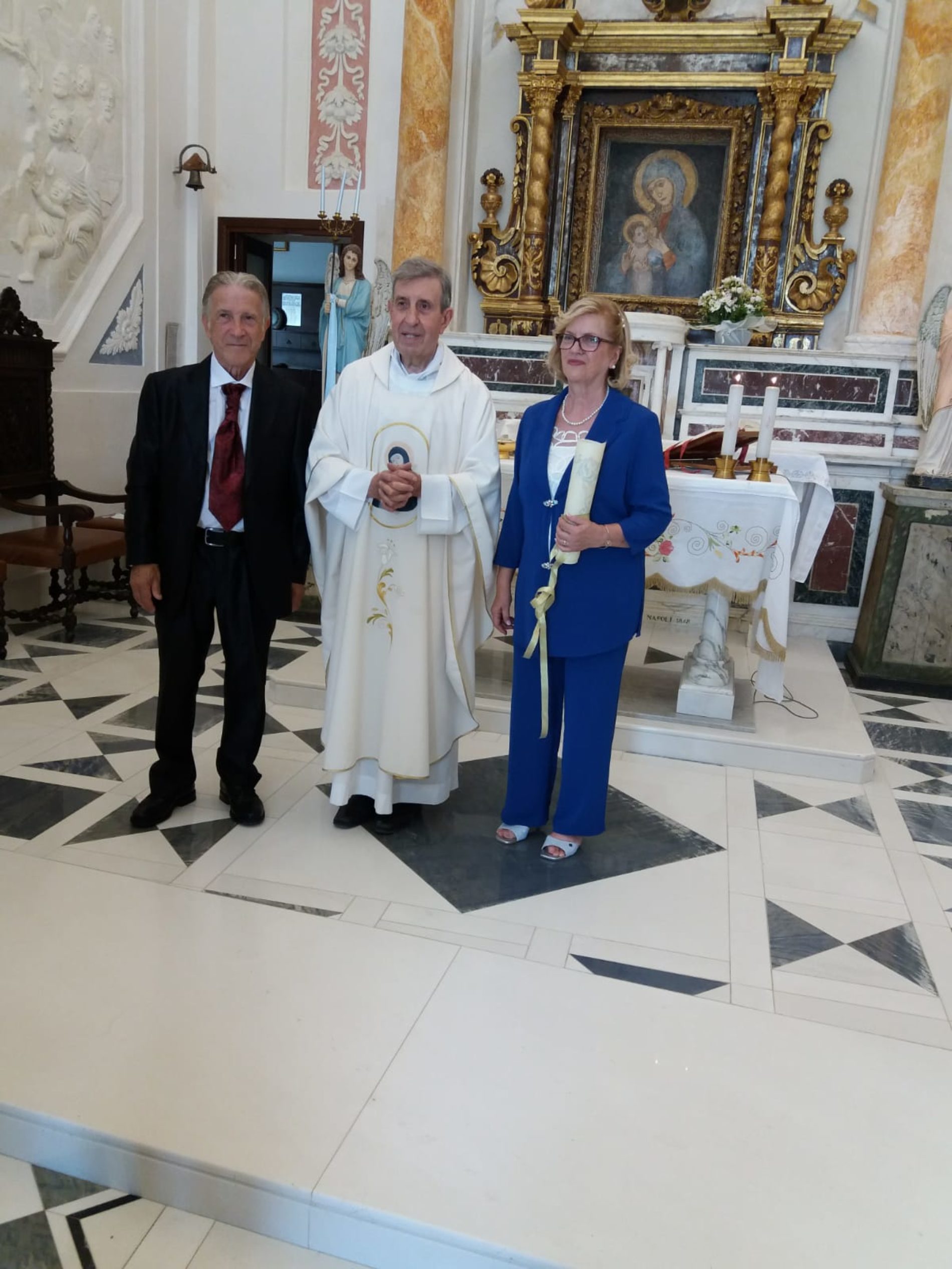 PIETRAPERZIA. Nozze d’oro per i coniugi Pino Toscano e Marisa Moia.