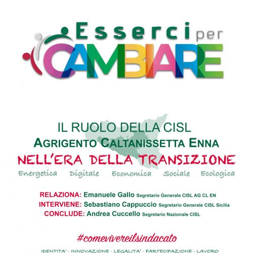 “ESSERCI PER CAMBIARE” A ENNA LA CISL A CONGRESSO