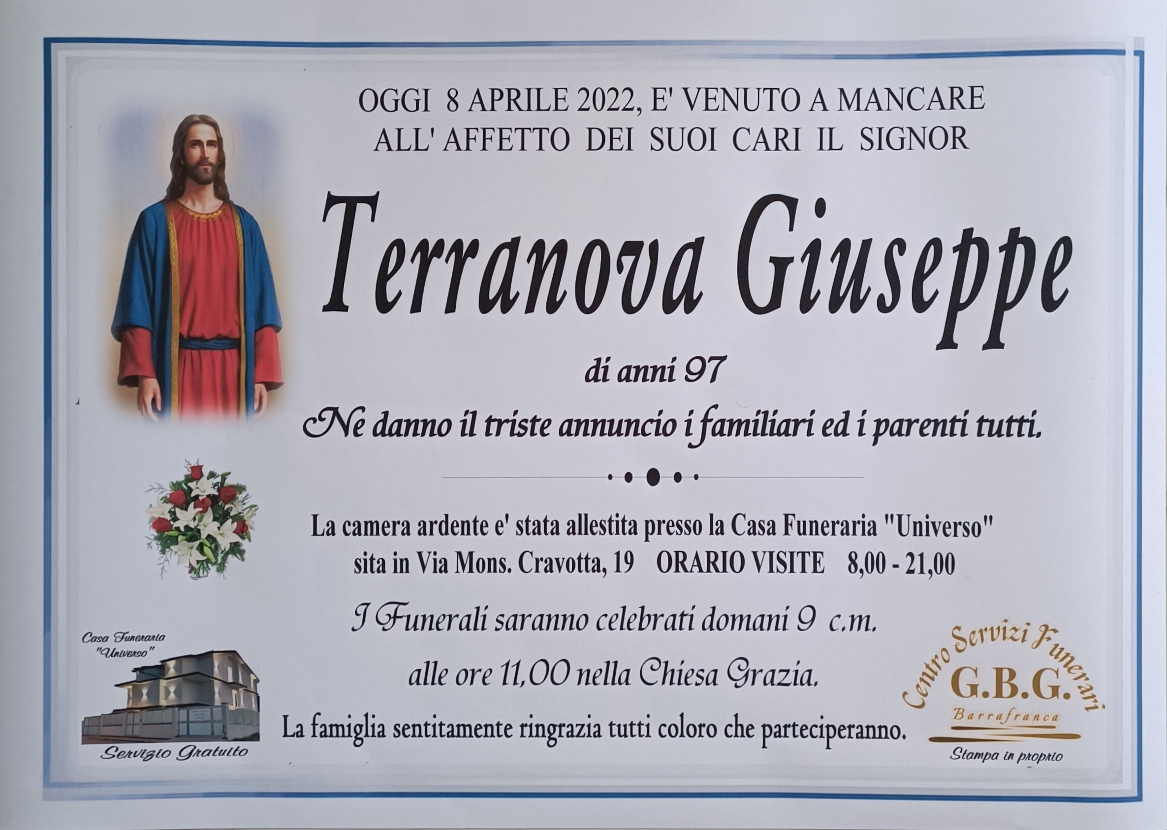 Terranova Giuseppe di anni 97