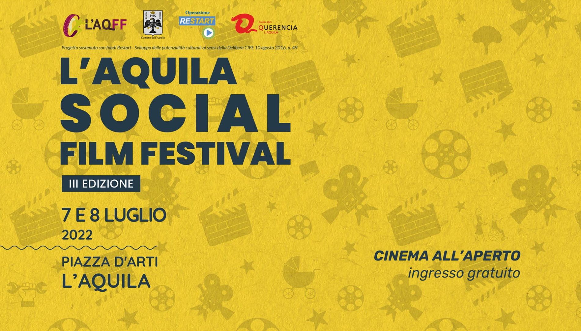 L’AQUILA. 3° L’Aquila Social Film Festival e… Festival delle Culture