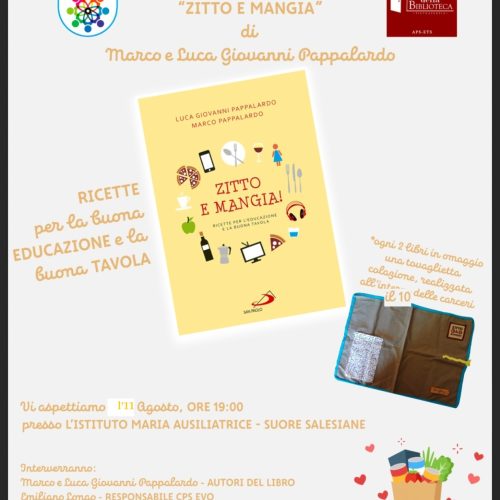 PIETRAPERZIA. “Zitto e mangia. Ricette per la Buona Educazione e la Buona Tavola”.