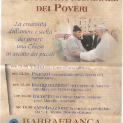 BARRAFRANCA. A Barrafranca VI Giornata Mondiale dei Poveri.