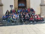 FOTO N° 314 I.C. Europa in visita alla strada dei presepi di Barrafranca