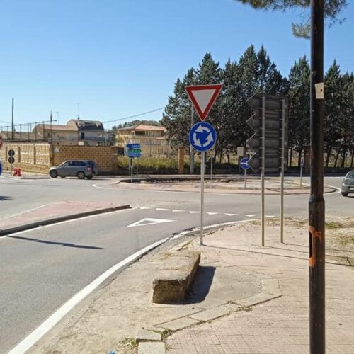 PIETRAPERZIA. Completati dall’Anas i lavori della rotatoria “Tre Ponti”.