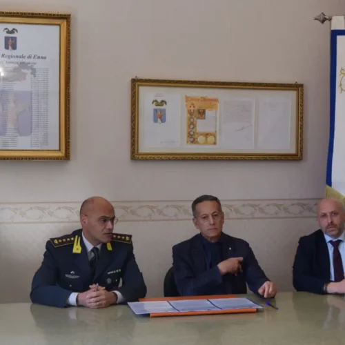 GDF ENNA. PNRR. Siglato Protocollo d’Intesa tra il Libero Consorzio Comunale di Enna ed il Comando Provinciale Guardia Di Finanza