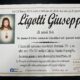 Annuncio servizi funerari ag. G.B.G. sig. Li Gotti Giuseppe di anni 84
