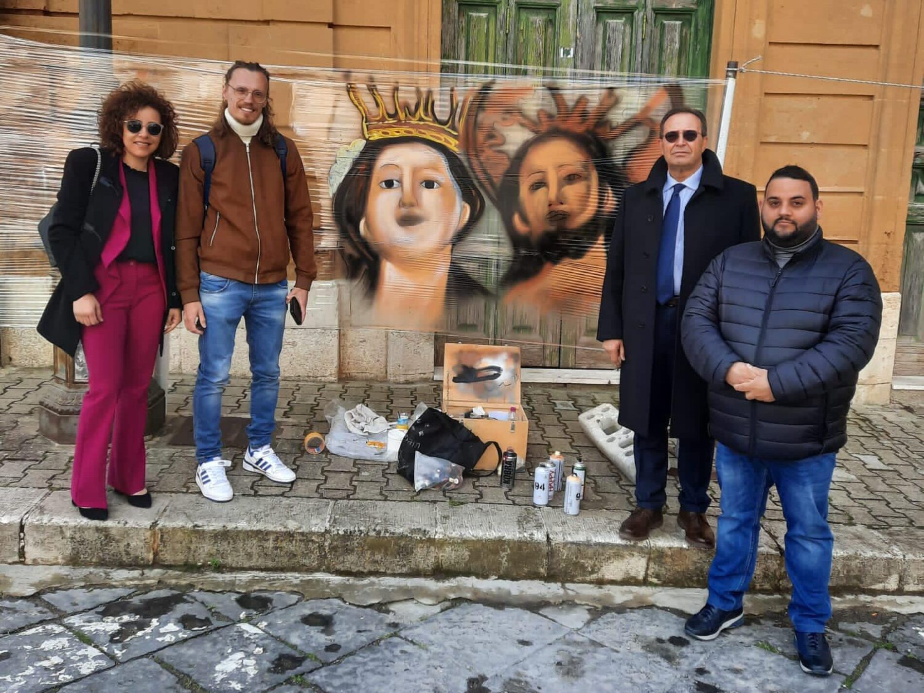 PIETRAPERZIA. Un’altra opera realizzata da Mikhail Albano.