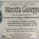 Annuncio servizi funerari agenzia G.B.G. Signora Marotta Giuseppa ved. Ferrigno di anni 93