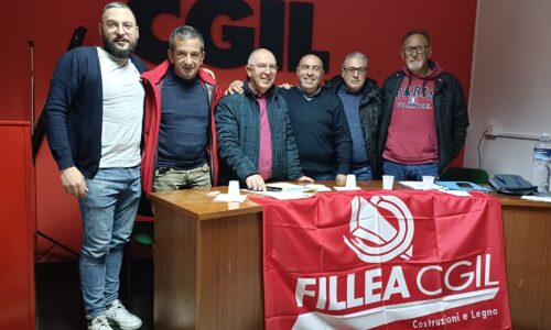 ENNA. Completata la nuova segreteria provinciale della Fillea Cgil Enna.