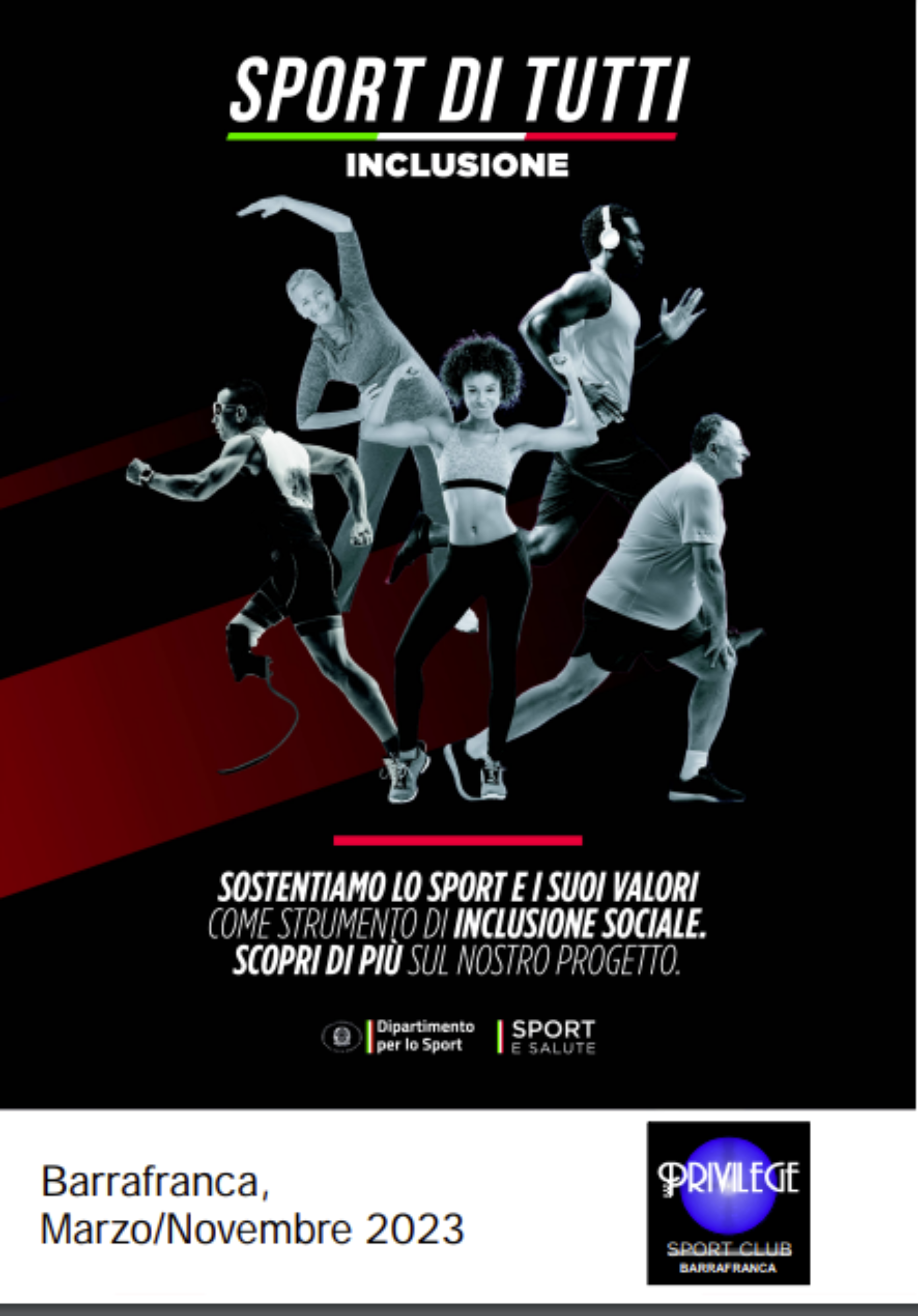 BARRAFRANCA. Progetto “Sport di Tutti. Inclusione”.