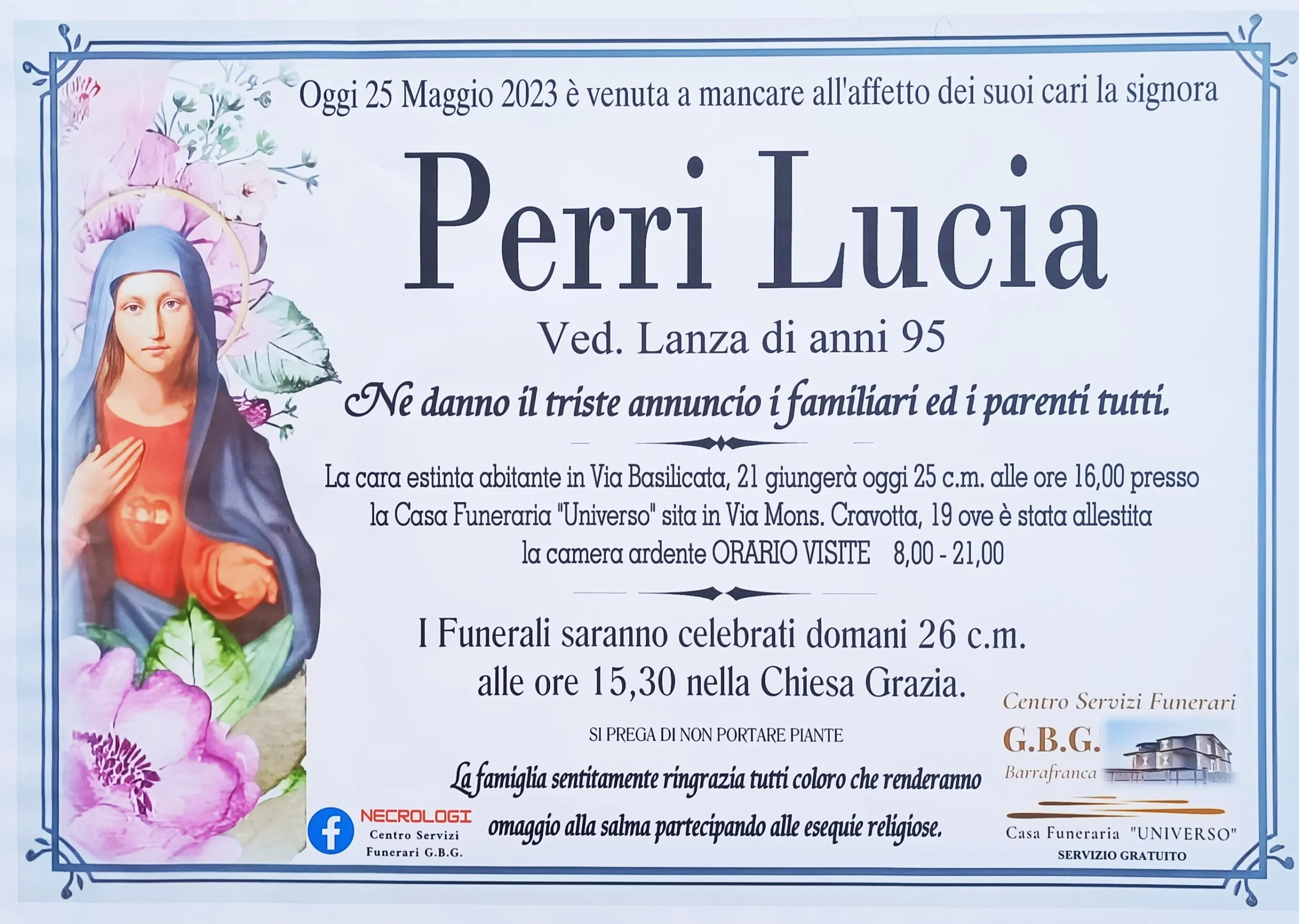 perri lucia ved. lanza anni 95