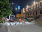 FOTO N° 56 A Pietraperzia rifatta segnaletica orizzontale