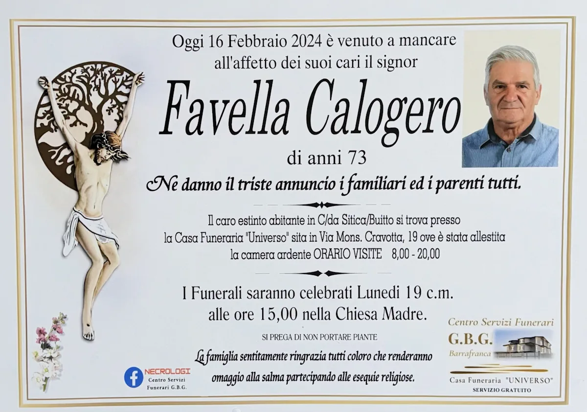 Favella-Calogero-anni-73