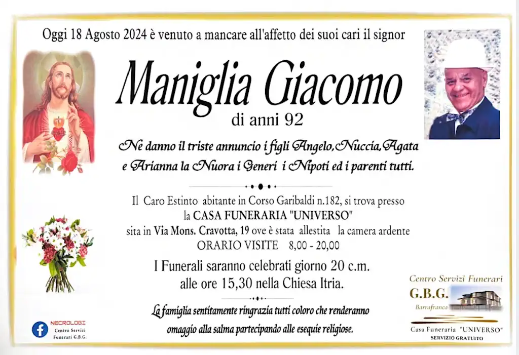 maniglia giacomo 92