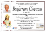 Bonfirraro Giovanni di anni 91