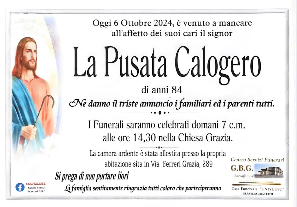 la pusata calogero 84