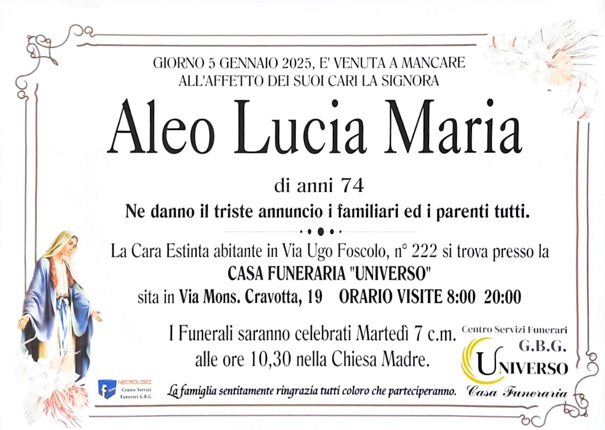 aleo lucia maria