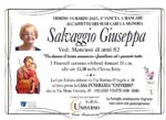 salvaggio giuseppa ved. mancuso di anni 82