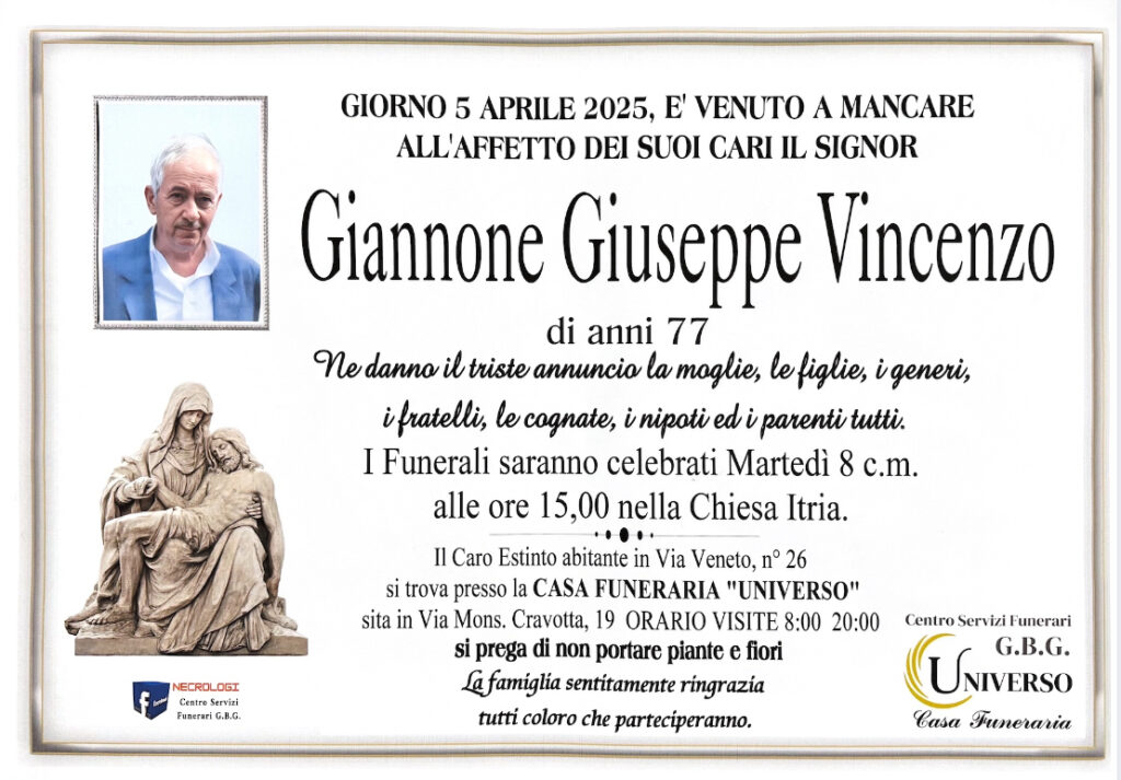 Giannone Giuseppe vincenzo