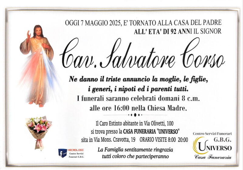 Cav. Salvatore Corso