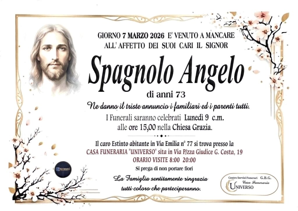 Spagnolo angelo di anni 73