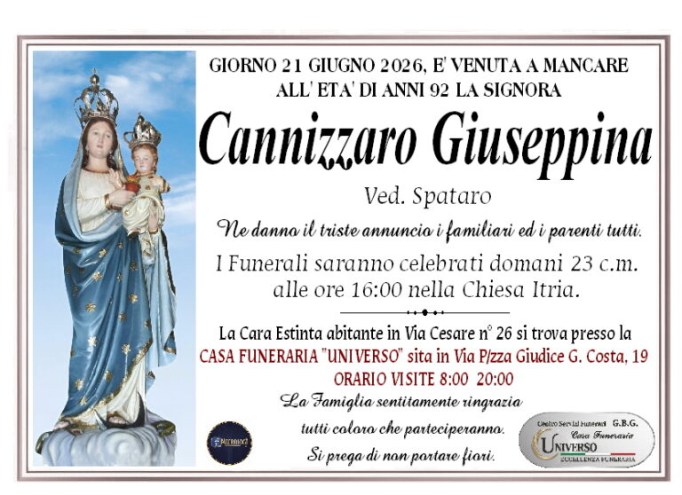 CANNIZZARO GIUSEPPINA